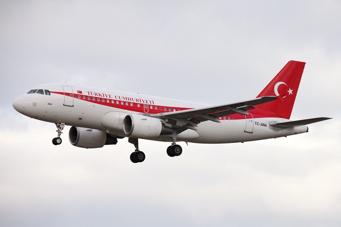 Airbus A 319-115CJ, Turkish Government, registrace TC-ANA