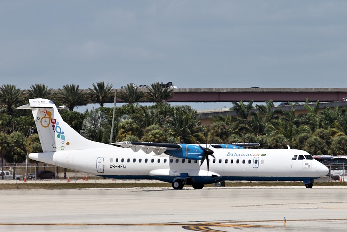 ATR 72-212A, Bahamas Air, registrace C6-BFQ