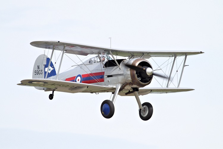 Gloster Gladiator II, The Fighter Collection, registrace G-GLAD/N5903
